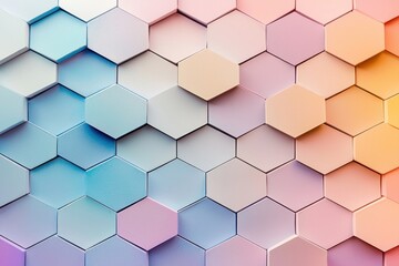 Dynamic hexagonal pattern design abstract art digital background colorful environment artistic viewpoint modern concept