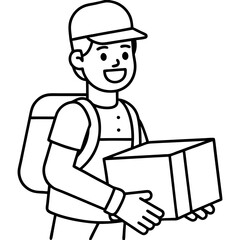 delivery service illustration