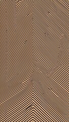 Zigzag lines creating an optical illusion of bending waves