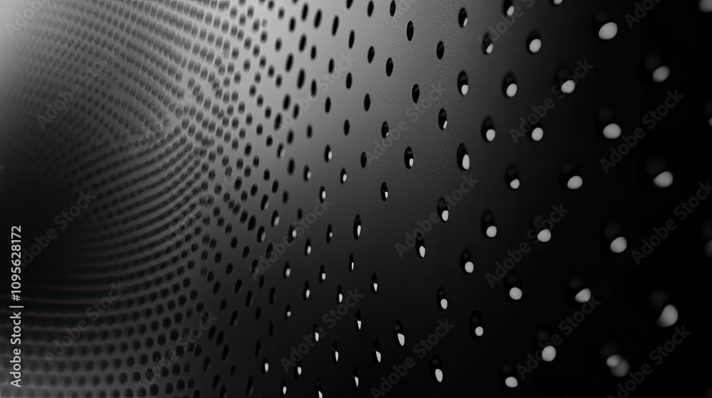 Poster minimal dot pattern arranged in a structured grid, offering a sleek and contemporary texture for gra