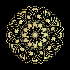 easy mandala design with clean lines for coloring book, tattoo and henna design, creative mandala art, mandala design for adults coloring book