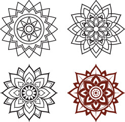 Simple mandala design
