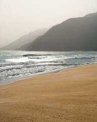 waves on the beach