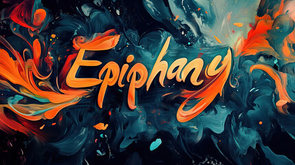The word "Epiphany" in artistic lettering.
