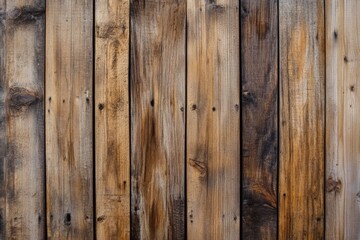 Fototapeta premium Rustic wooden planks with natural grain and weathered texture