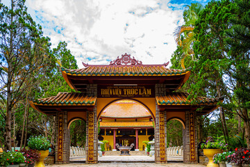 Main gate of buddhist temple