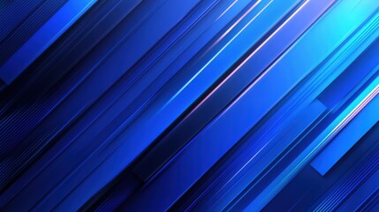 Obraz premium Dynamic Blue Abstract Background with Layered Stripes