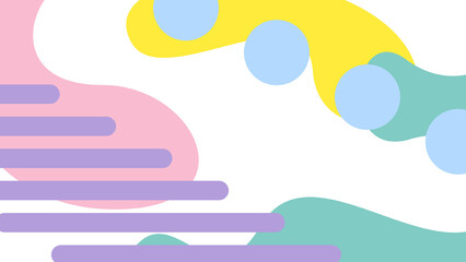 A vibrant abstract design featuring colorful shapes and lines, creating a playful and dynamic visual experience.