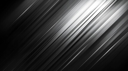 Obraz premium Dynamic Silver and Black Abstract Lines for Modern Design
