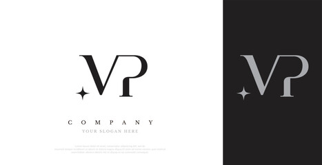 Initial MP Logo Design Vector 