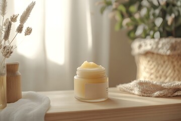 Cosmetic ingredients, face massage packs, Generative AI