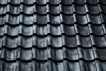  Traditional old temple roof pattern. Detailed photo textured background