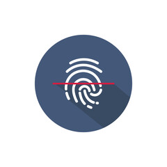 Fingerprint technology logo icon