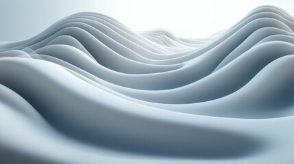 Obraz premium Serene Abstract Waves of Light and Texture