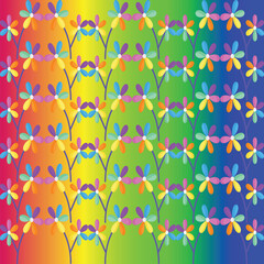 WebExplore vibrant and modern creative colorful vector patterns featuring simple floral designs, The Plant-inspired aesthetics, and cheerful smiles. Perfect for your unique design needs and creative p