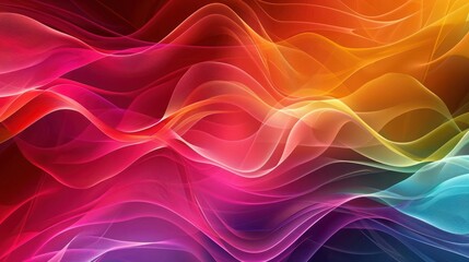 Obraz premium colorful wavy abstract background,