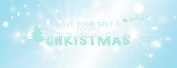 A vibrant and festive illustration celebrating Christmas with bright colors and joyful imagery