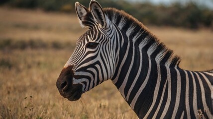 Fototapeta premium zebra in the wild