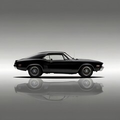 Fototapeta premium car on black