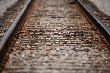 Railway track. Railway track for trains. Train road. The railways for the train. Railway crossing. Industrial background. Railway junction. Heavy industry. Railways track.