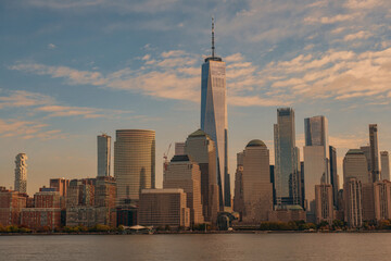 Obraz premium USA. New York City Landmarks. New York World Trade Center. New York skyline. New York City architecture.