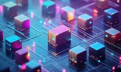 Procurement management and supply chain concept. Procurement icons related to logistics, supply chain, and inventory management. procurement in ensuring efficient business operations. delivery service