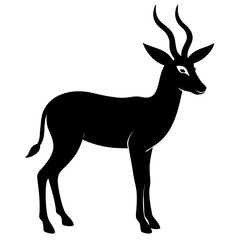 silhouette of deer