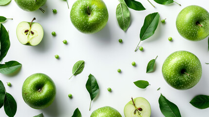 green apple background