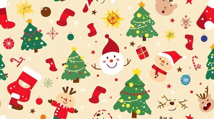 Christmas Background Material Illustration - A Festive and Artistic Depiction for the Holiday Season. The Richly Colored and Detailed Illustration of the Christmas Background