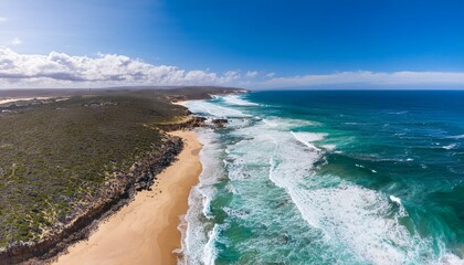 Fototapeta premium The ocean's rhythm captivates the soul. 