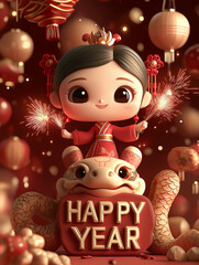 Chinese New Year 2025 Year of Snake