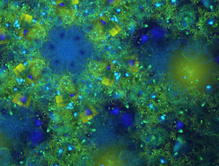 Imaginatory fractal abstract background Image