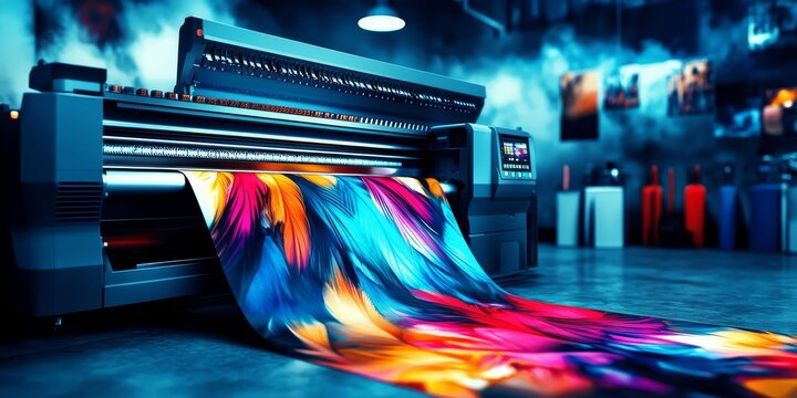 High-quality printing solutions for businesses with a large format printer.