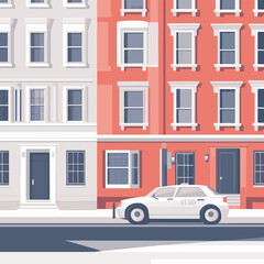 Naklejka premium means of transportation on the highway