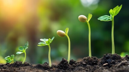 The wonders of plant life cycles: From seed to maturity.