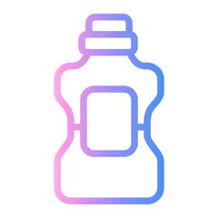 Obraz premium bottle Line Gradient Icon