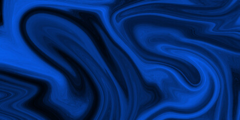 The texture of blue and black marble pattern modern style Liquid background. blue marble pattern texture natural background. Paper with soft waves and white fabric liquid metallic art paint texture.	
