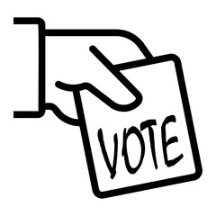 Obraz premium hand Line Icon