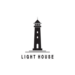 Lighthouse logo icon vector template