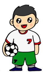 illustration of a person who has a good job for his family