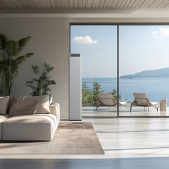 Naklejka premium modern living room