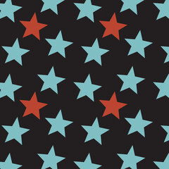 Batik seamless star pattern