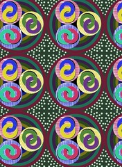 seamless pattern with circles