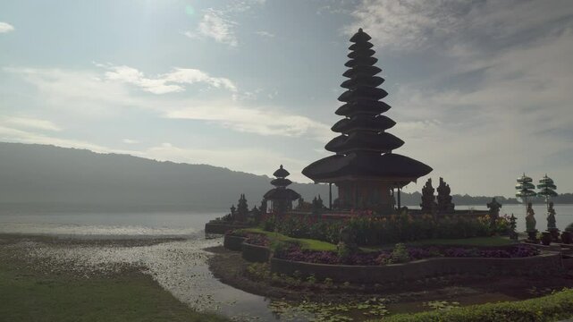 Pura Ulun Danu Beratan (Pura Bratan) in Bali, Indonesia
