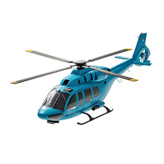 helicopter isolated on white