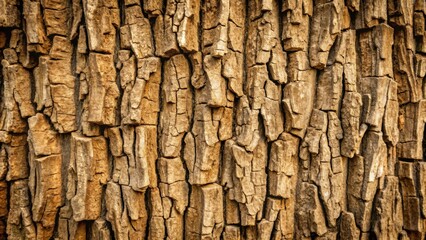 Obraz premium Detailed wood bark with natural textures, great for earthy designs, wood, bark, texture, natural, earthy, rough, surface