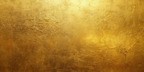 Large, distressed golden surface with uneven light reflection , gold, texture, patina, scratched, metallic, shiny