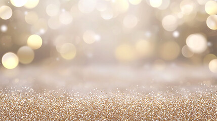 Festive golden sparkle background for holiday theme