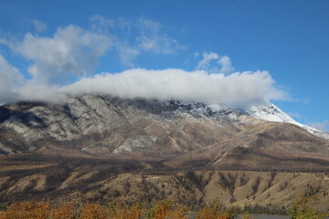 Clouds Over The Mountain, Jasper National Park, Alberta
