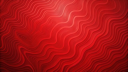 Fototapeta premium Abstract red background with topographic lines, abstract, red, background, topographic lines, design, texture, pattern